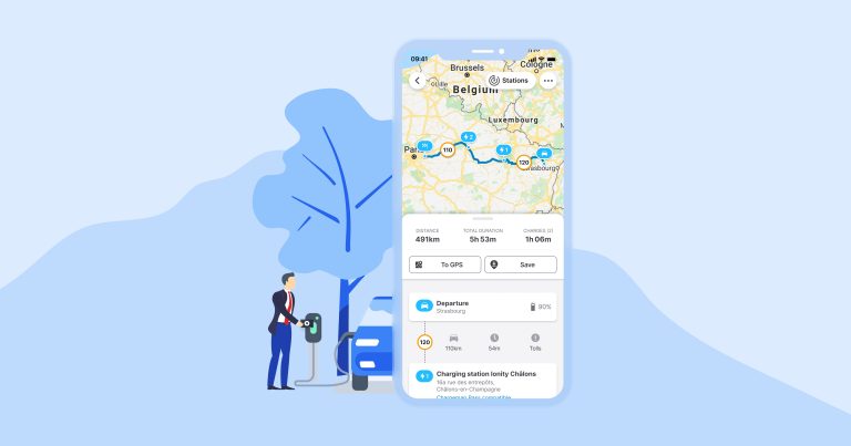 Chargemap Route planner