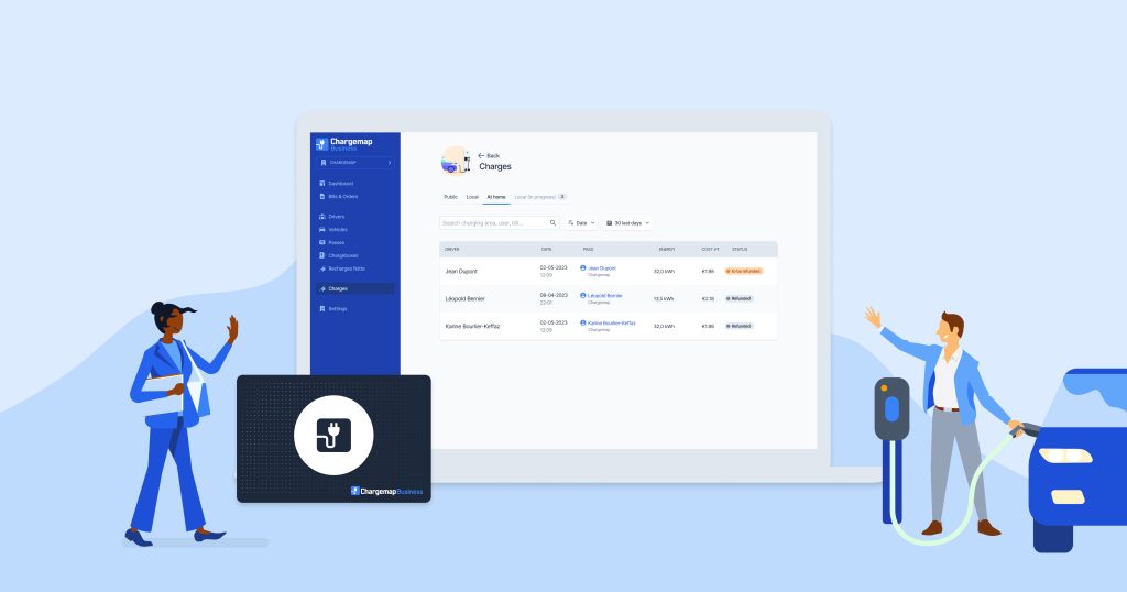 Softwarelösung Chargemap Business