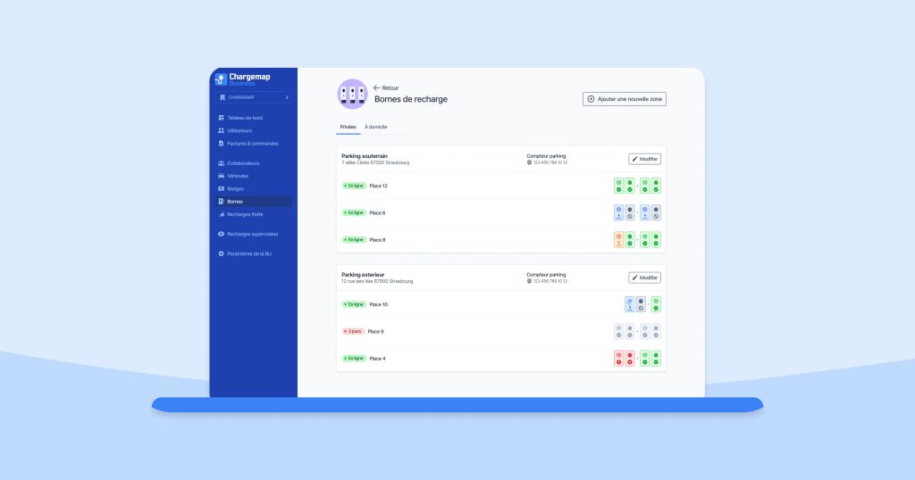 Solution Chargemap Business : maintenance à distance
