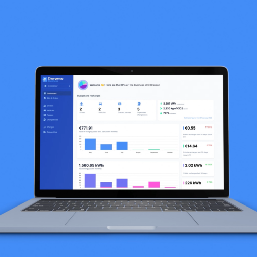 interface zur überwachung von ladestationen chargemap business